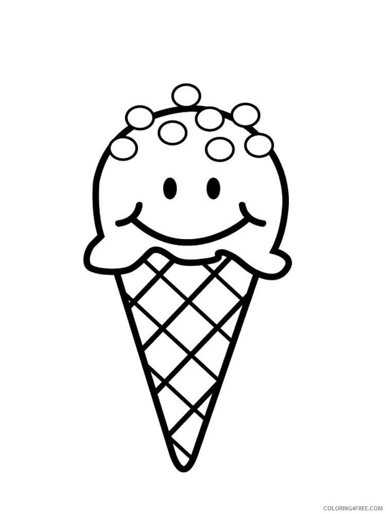 Ice Cream Coloring Pages for Kids ice cream 12 Printable 2021 375 Coloring4free