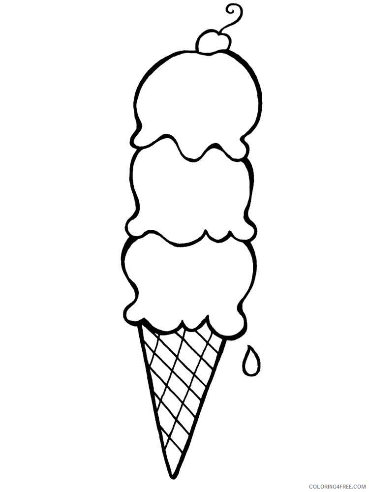 Ice Cream Coloring Pages for Kids ice cream 13 Printable 2021 376 Coloring4free