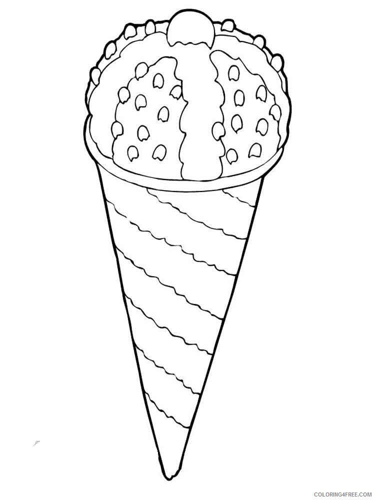 Ice Cream Coloring Pages for Kids ice cream 5 Printable 2021 381 Coloring4free