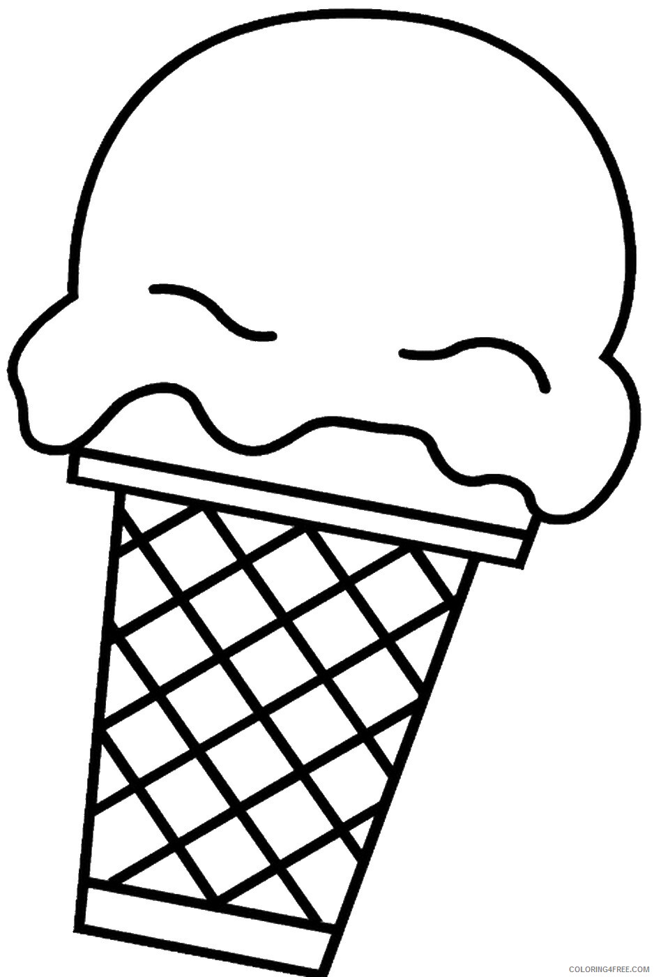 Ice Cream Coloring Pages for Kids icecream_13 Printable 2021 365 Coloring4free