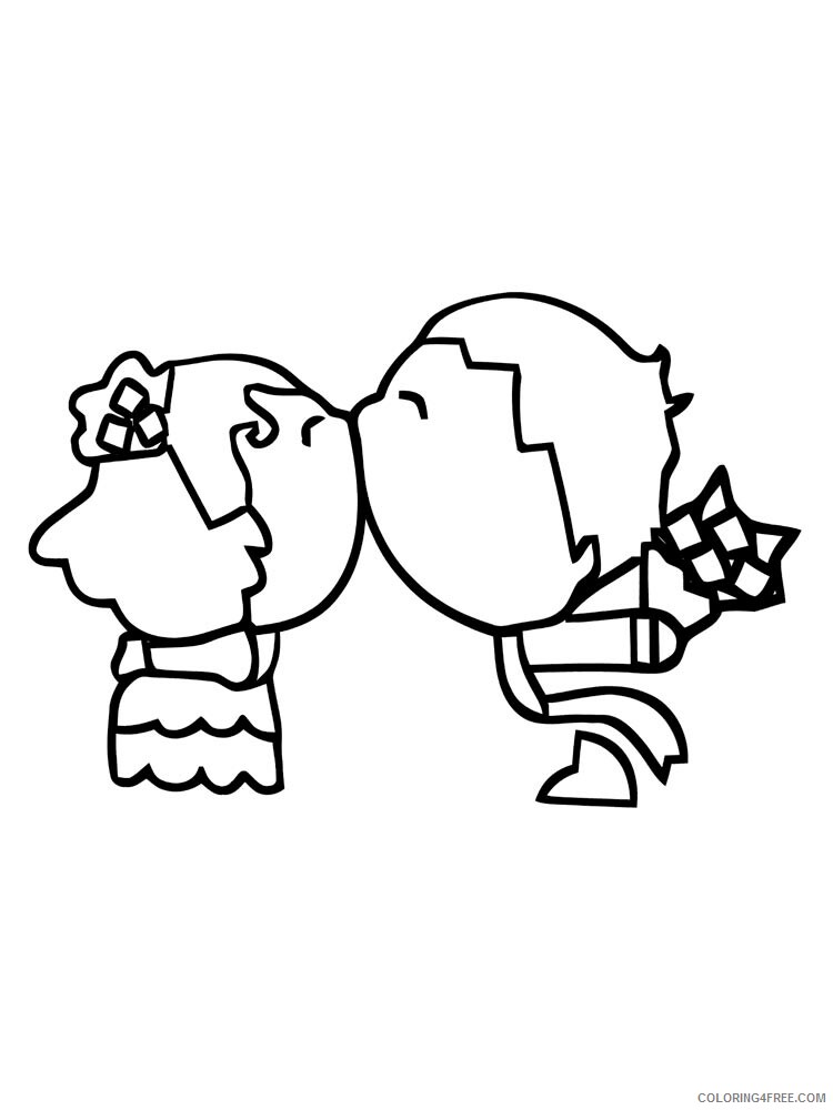 Kiss Coloring Pages for Girls kiss 17 Printable 2021 0761 Coloring4free