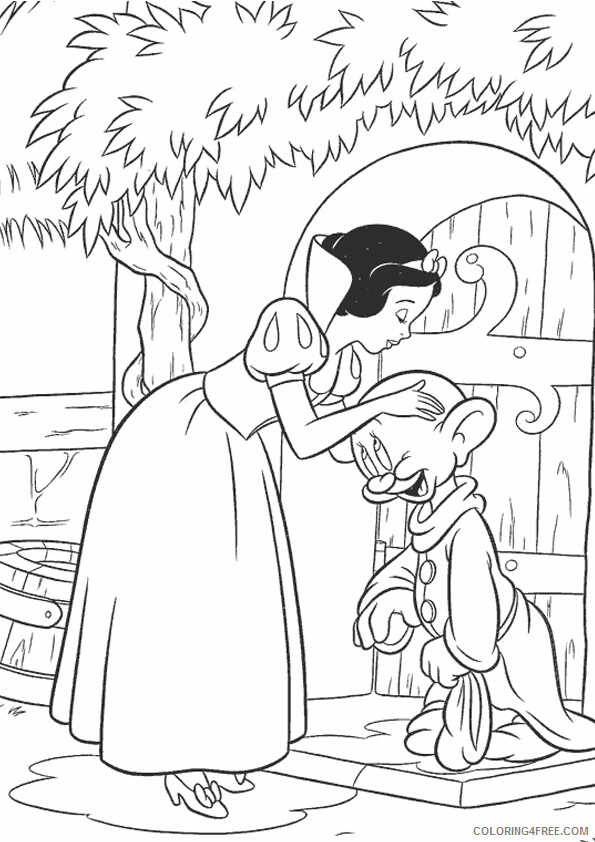 Kiss Coloring Pages for Girls the kissing adieu1 a4 Printable 2021 0752 Coloring4free