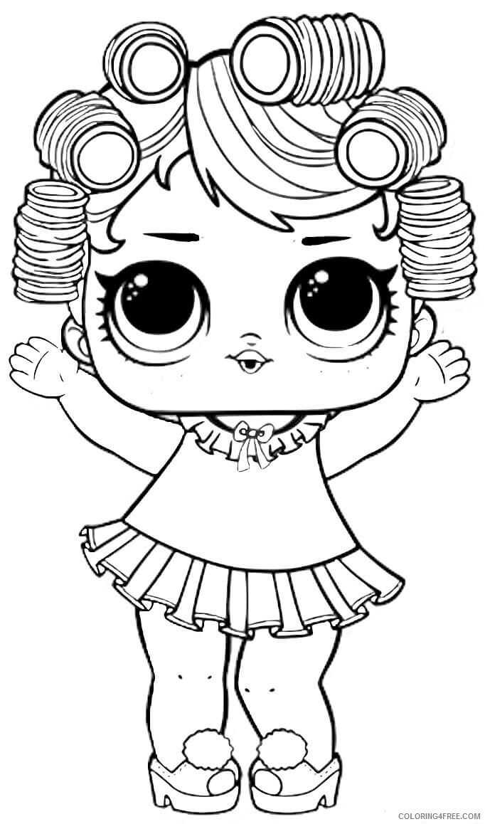 LOL Dolls Coloring Pages for Girls Cute LOL Dolls Printable 2021 0777 Coloring4free