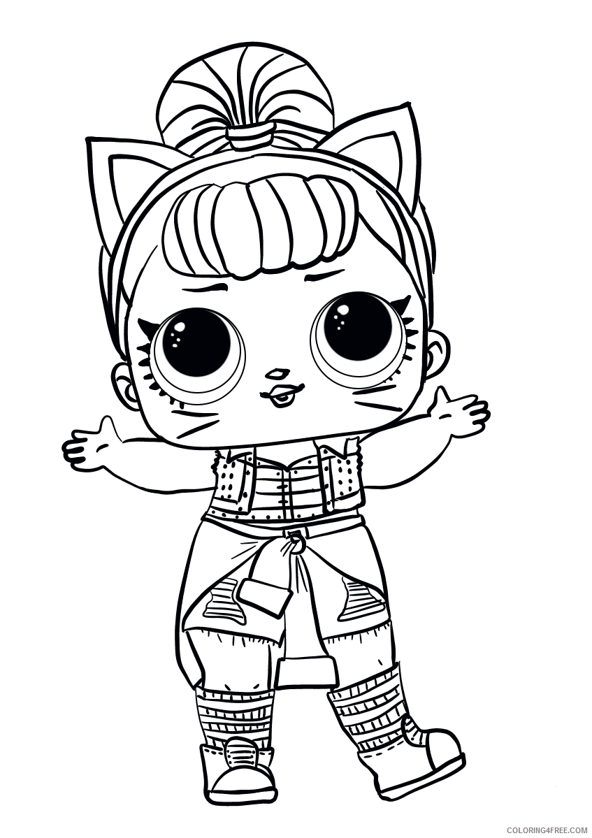 LOL Dolls Coloring Pages for Girls LOL Doll Printable 2021 0799 Coloring4free