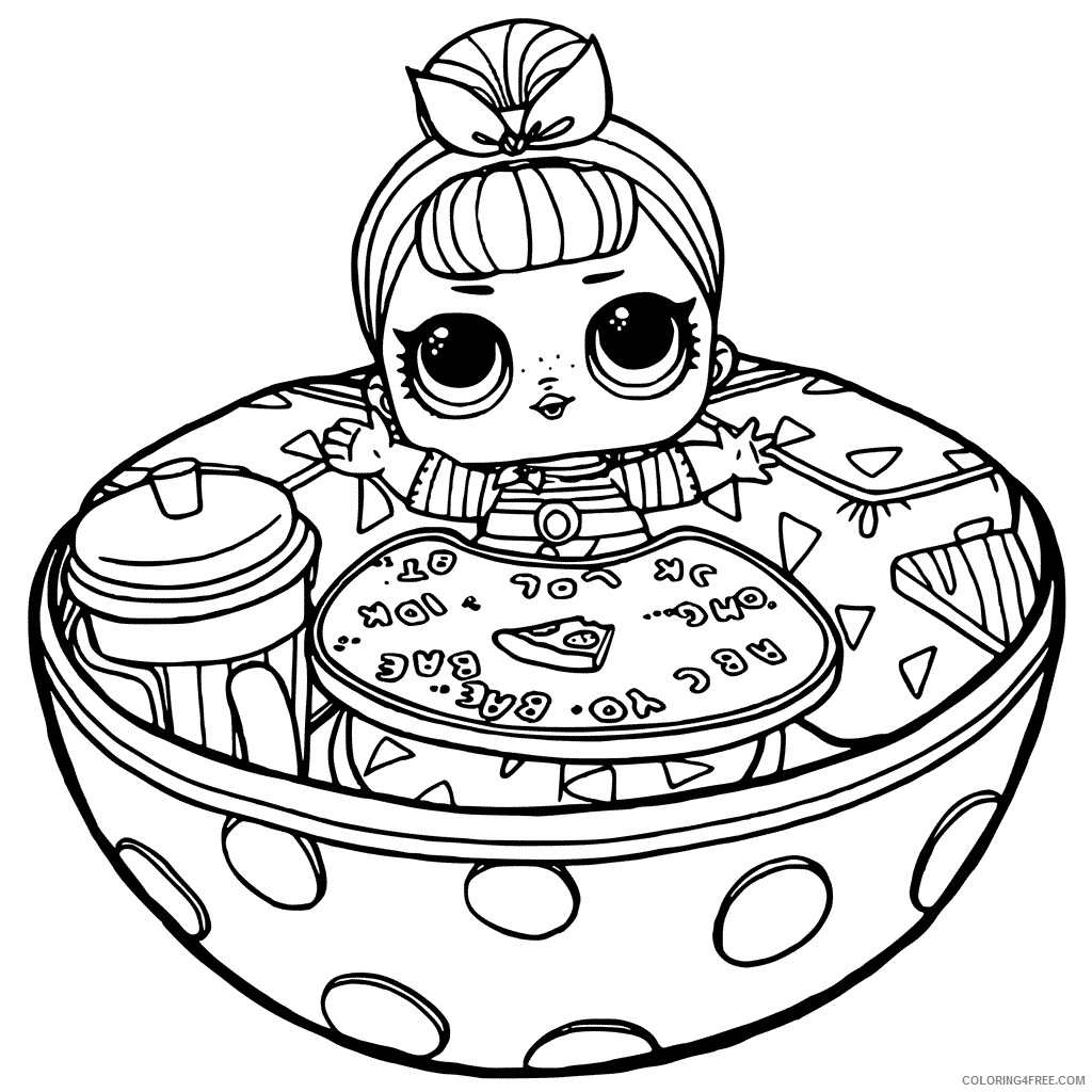 LOL Dolls Coloring Pages for Girls LOL Doll Surprise Printable 2021 0831 Coloring4free