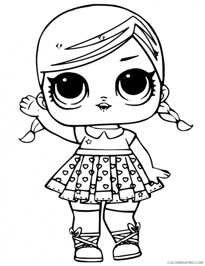 LOL Dolls Coloring Pages for Girls LOL Dolls Printable 2021 0801 Coloring4free