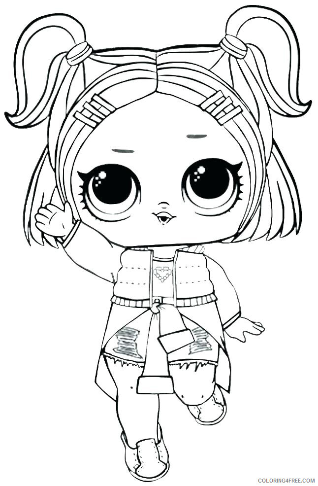 LOL Dolls Coloring Pages for Girls LOL Dolls Printable 2021 0802 Coloring4free