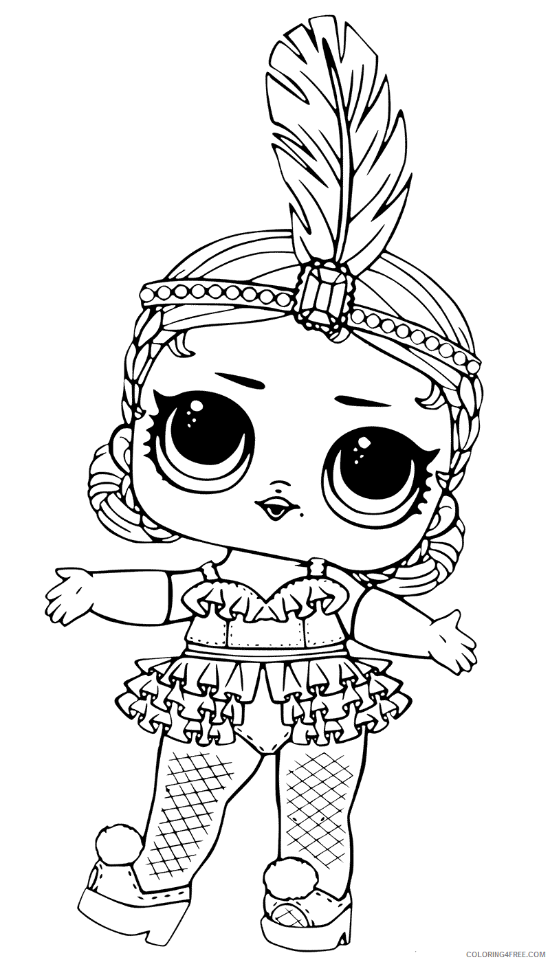 LOL Dolls Coloring Pages for Girls LOL Dolls Printable 2021 0803 Coloring4free