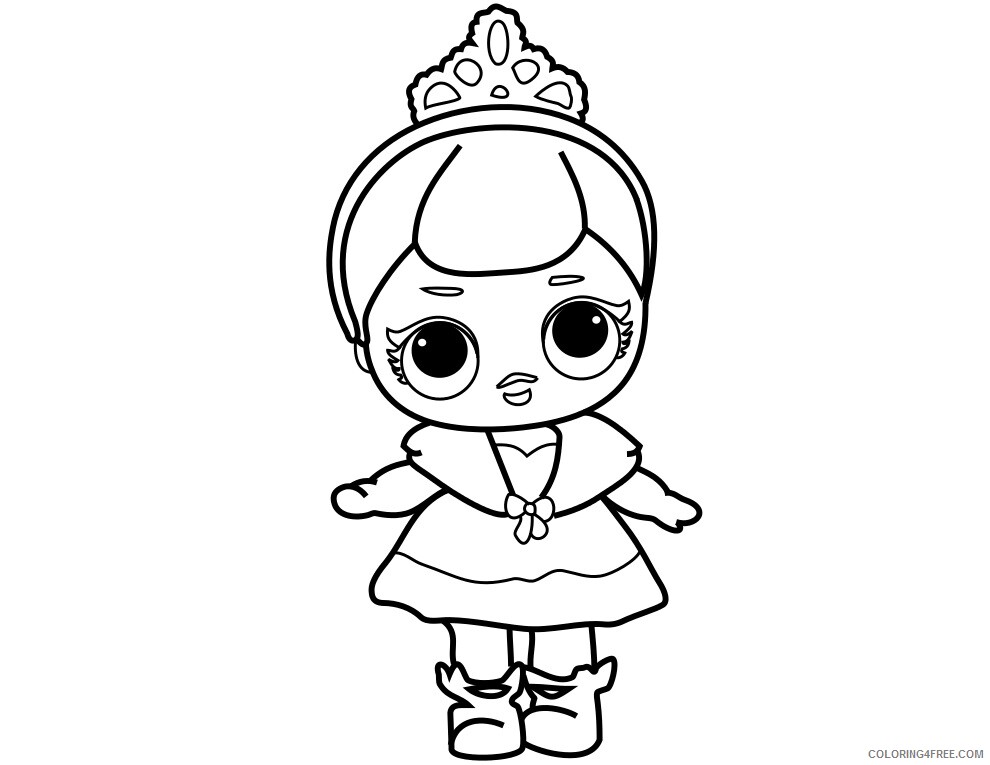 LOL Dolls Coloring Pages for Girls LOL Dolls to Print Printable 2021 0828 Coloring4free