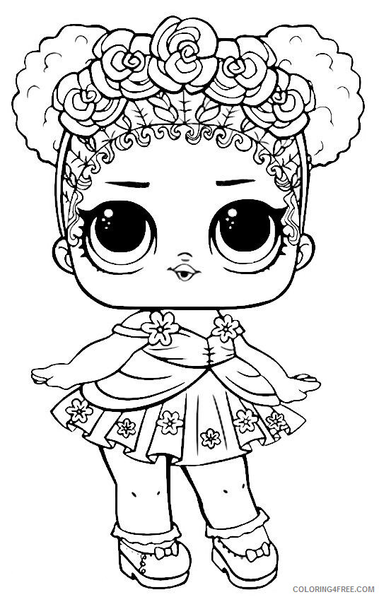 LOL Dolls Coloring Pages for Girls Printable LOL Dolls Printable 2021 0835 Coloring4free