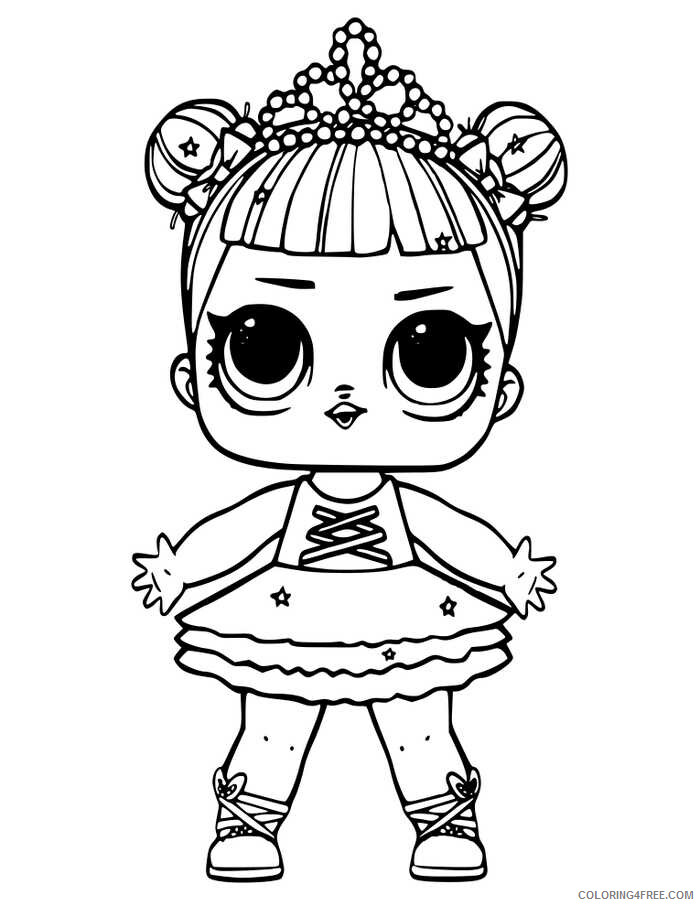 LOL Dolls Coloring Pages for Girls center stage lol dolls Printable 2021 0775 Coloring4free