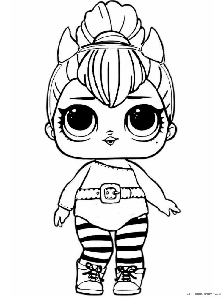 LOL Dolls Coloring Pages for Girls lol dolls 12 Printable 2021 0807 Coloring4free