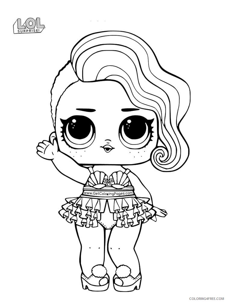 LOL Dolls Coloring Pages for Girls lol dolls 13 Printable 2021 0808 Coloring4free