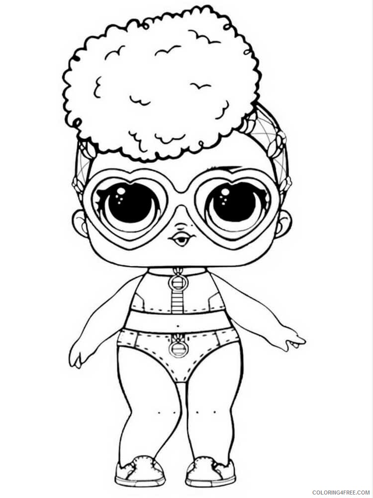 LOL Dolls Coloring Pages for Girls lol dolls 18 Printable 2021 0813 Coloring4free