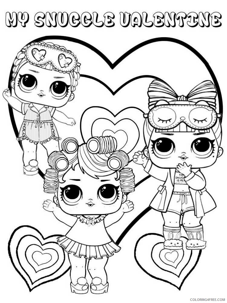 LOL Dolls Coloring Pages for Girls lol dolls 2 Printable 2021 0815 Coloring4free