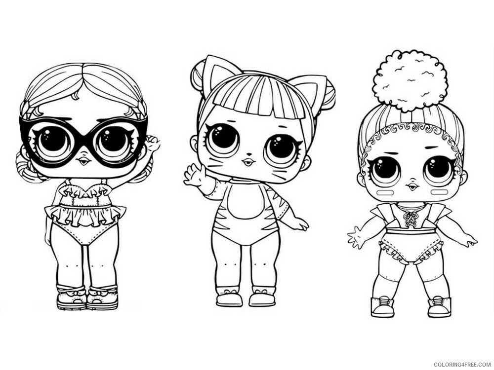 LOL Dolls Coloring Pages for Girls lol dolls 23 Printable 2021 0819 ...