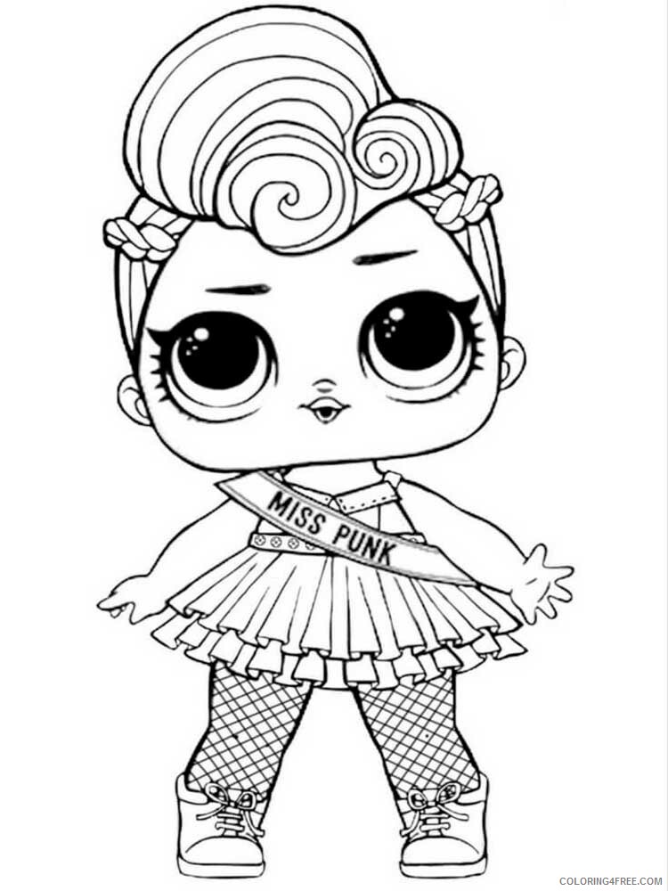 LOL Dolls Coloring Pages for Girls lol dolls 24 Printable 2021 0820 Coloring4free