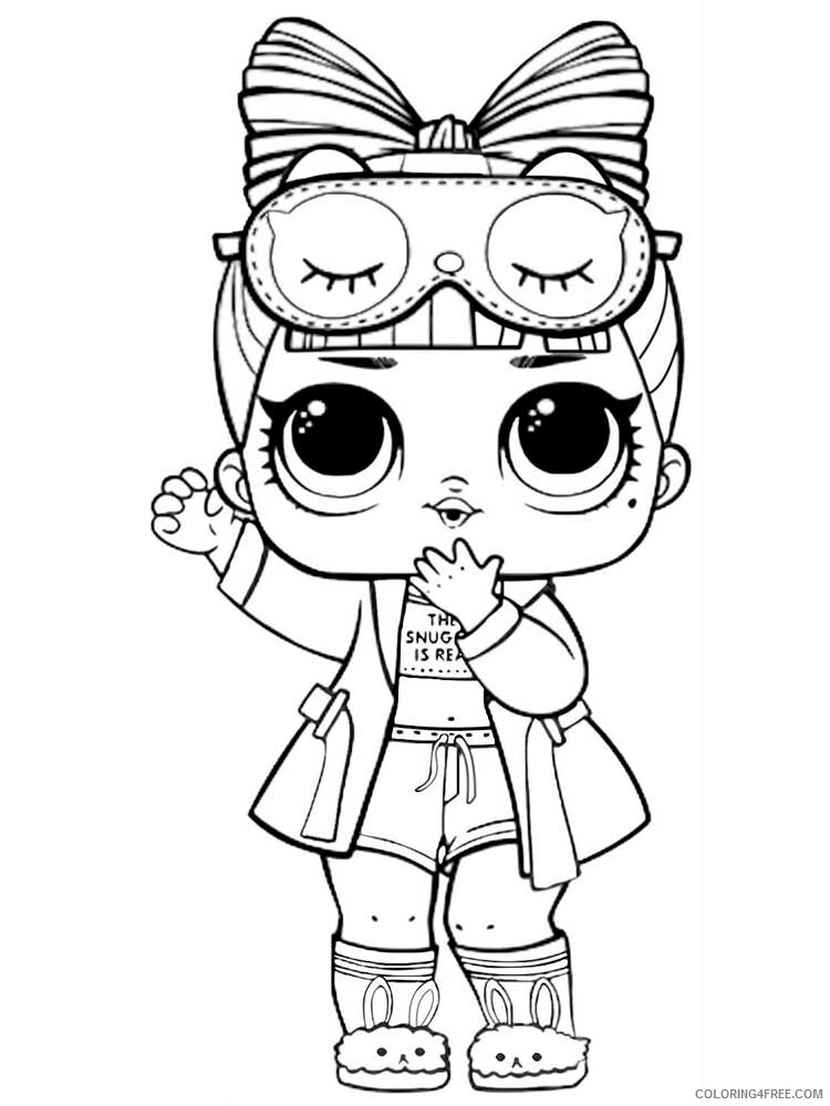 LOL Dolls Coloring Pages for Girls lol dolls 5 Printable 2021 0822 Coloring4free