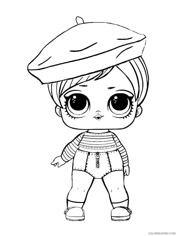 LOL Dolls Coloring Pages for Girls lol dolls 6 Printable 2021 0823 Coloring4free