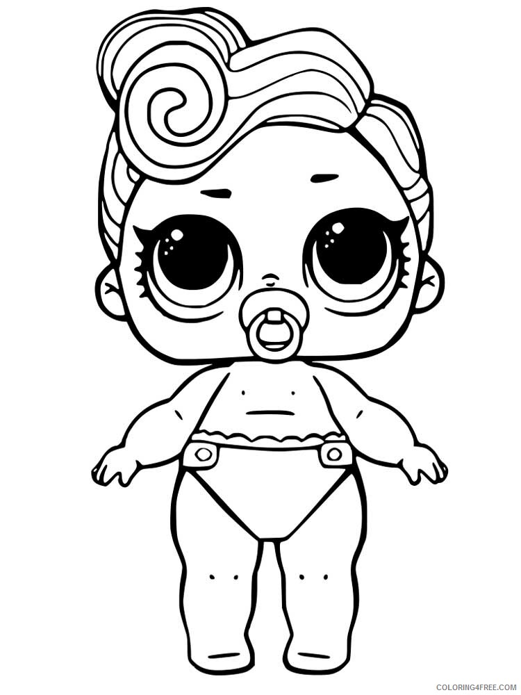 LOL Dolls Coloring Pages for Girls lol dolls 7 Printable 2021 0824 Coloring4free