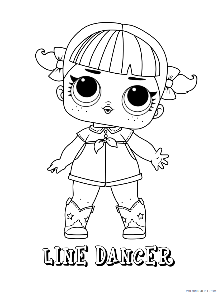 LOL Dolls Coloring Pages for Girls lol_dolls_003 Printable 2021 0782 Coloring4free