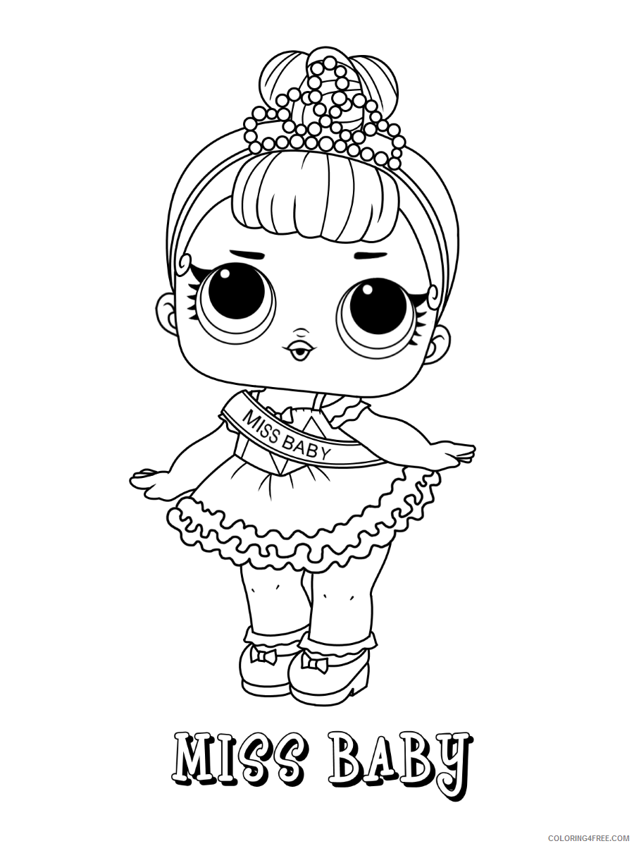 LOL Dolls Coloring Pages for Girls lol_dolls_007 Printable 2021 0783 Coloring4free