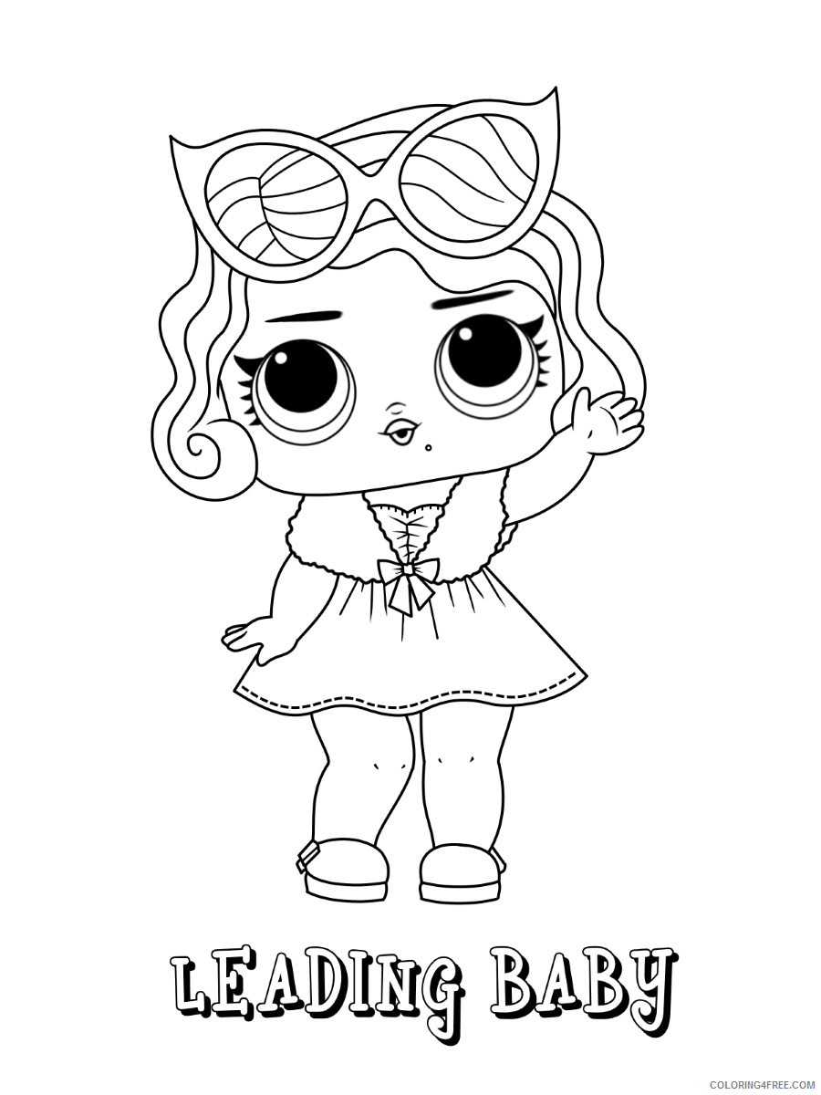 LOL Dolls Coloring Pages for Girls lol_dolls_008 Printable 2021 0784 Coloring4free
