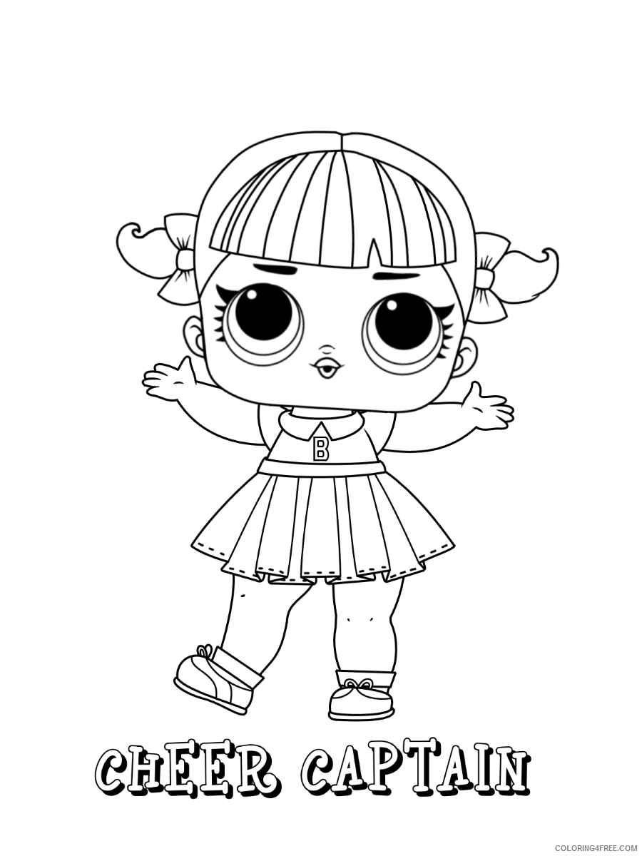 LOL Dolls Coloring Pages for Girls lol_dolls_011 Printable 2021 0786 Coloring4free