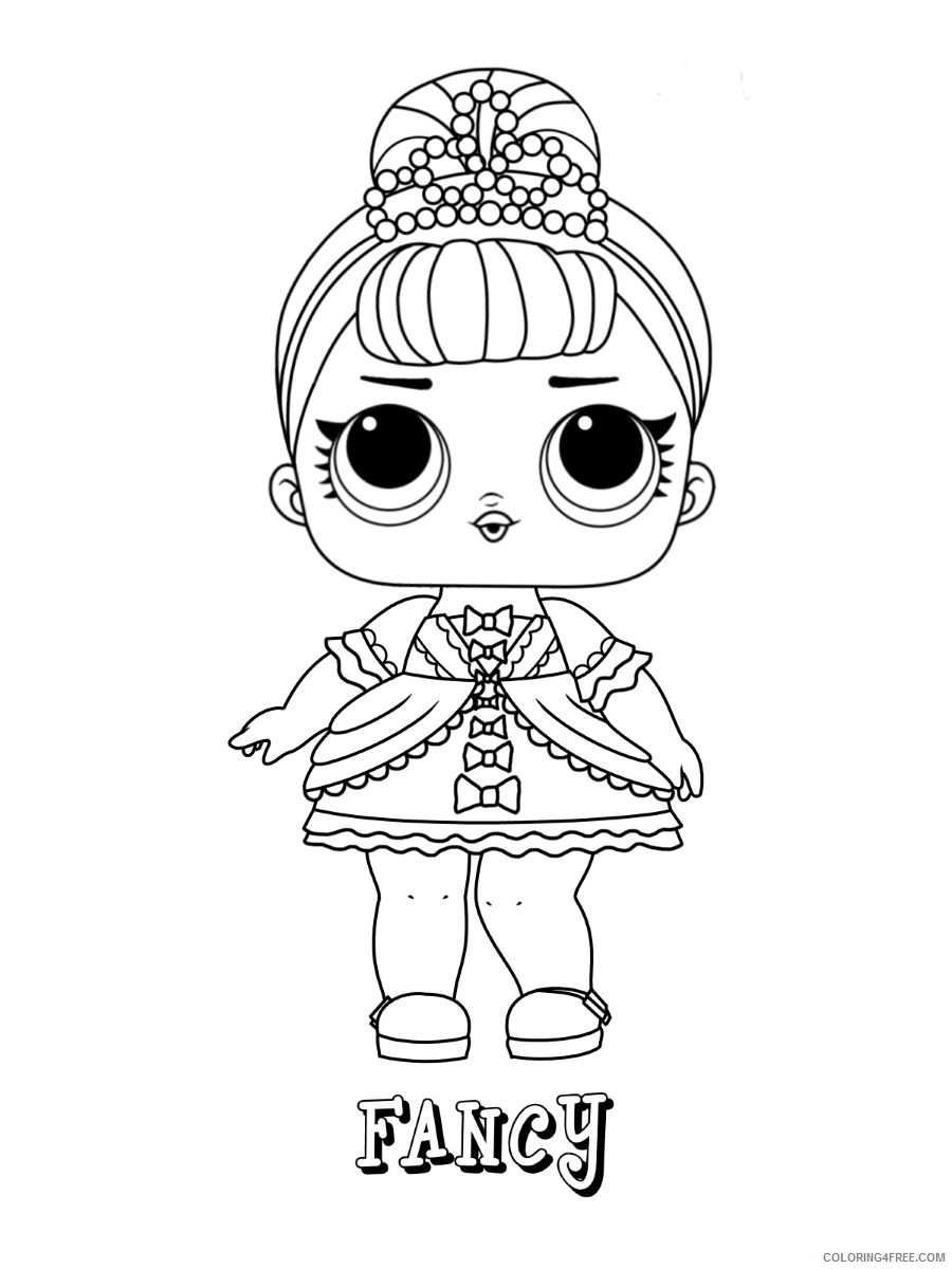 LOL Dolls Coloring Pages for Girls lol_dolls_017 Printable 2021 0790 Coloring4free