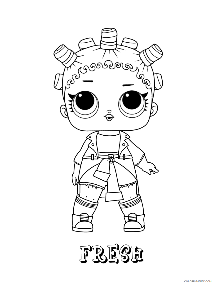 LOL Dolls Coloring Pages for Girls lol_dolls_019 Printable 2021 0792 Coloring4free