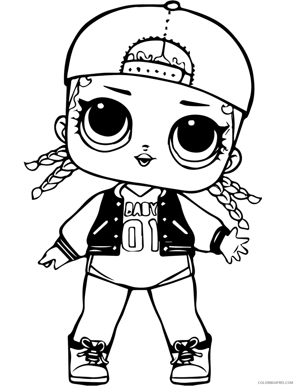 LOL Dolls Coloring Pages for Girls m