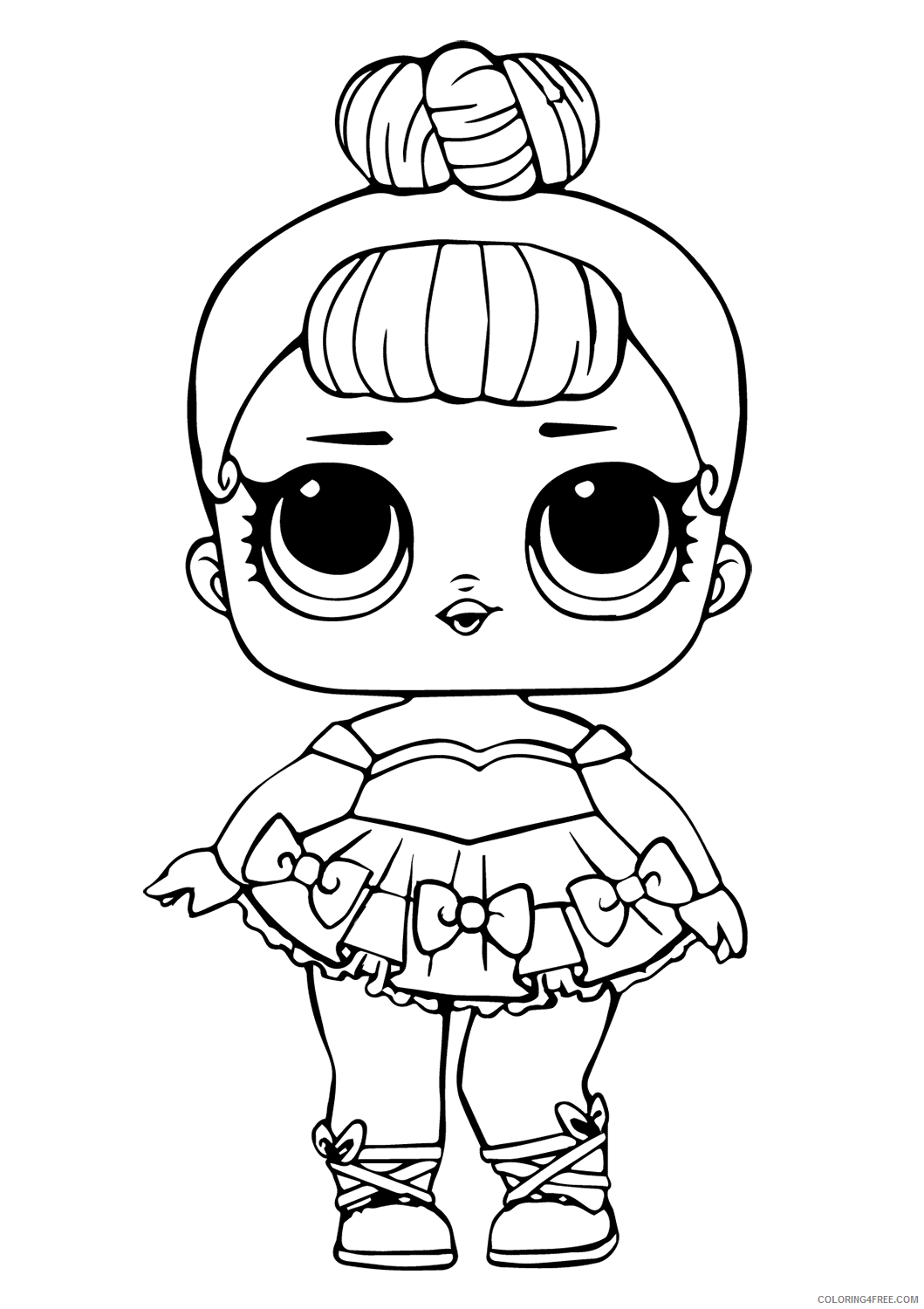 LOL Dolls Coloring Pages for Girls miss baby glitter Printable 2021 0797 Coloring4free