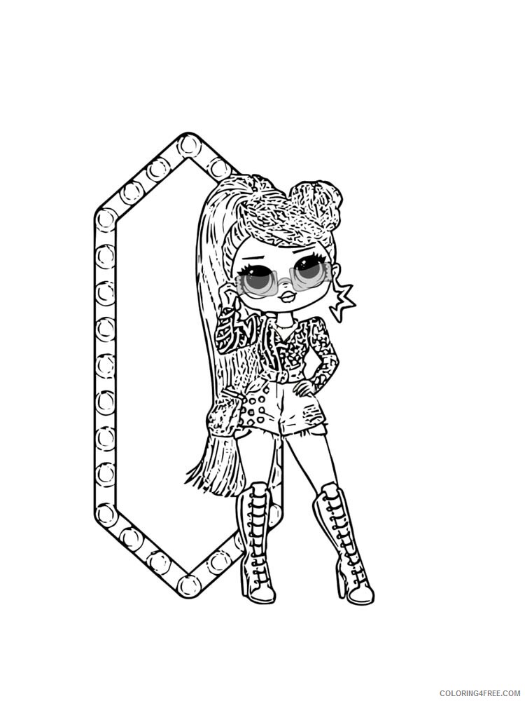 LOL OMG Coloring Pages for Girls lol omg 11 Printable 2021 0839 Coloring4free
