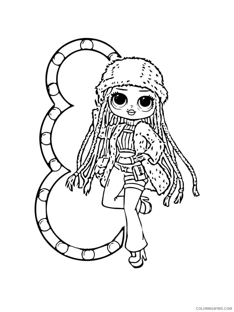 LOL OMG Coloring Pages for Girls lol omg 18 Printable 2021 0841 Coloring4free