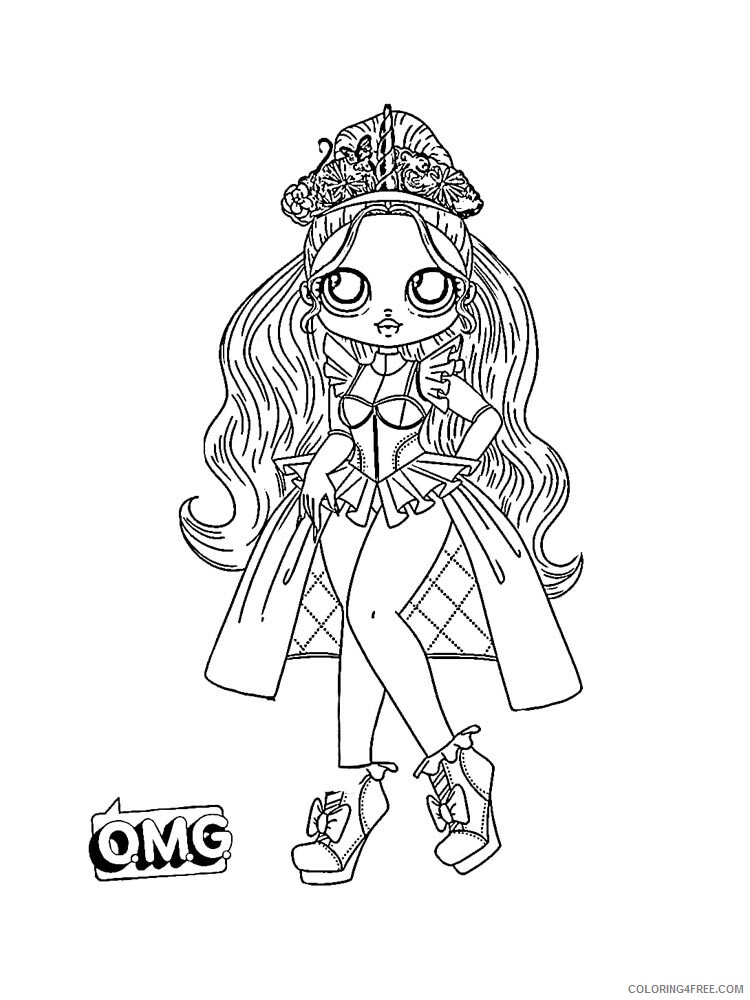 LOL OMG Coloring Pages for Girls lol omg 2 Printable 2021 0843 Coloring4free