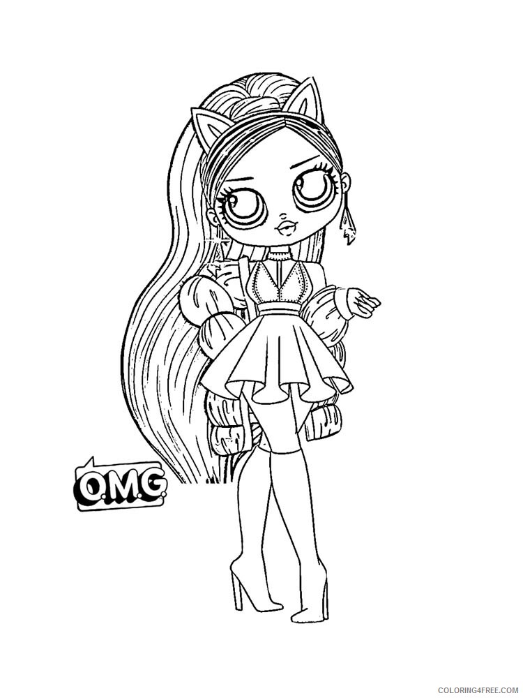 LOL OMG Coloring Pages for Girls lol omg 3 Printable 2021 0848 ...