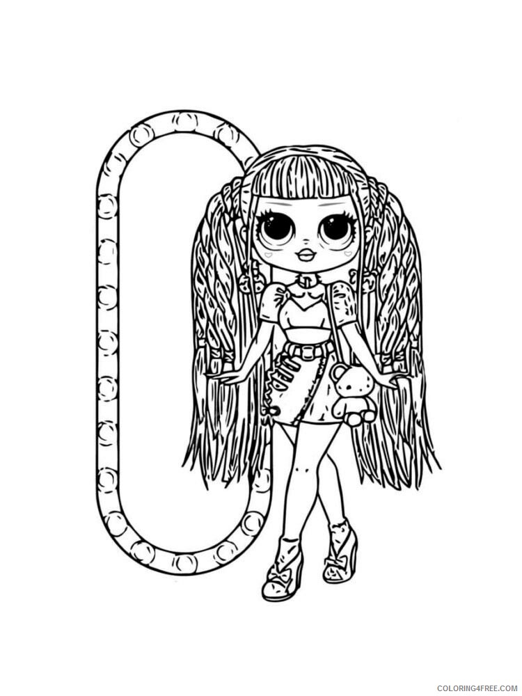 LOL OMG Coloring Pages for Girls lol omg 4 Printable 2021 0849 Coloring4free
