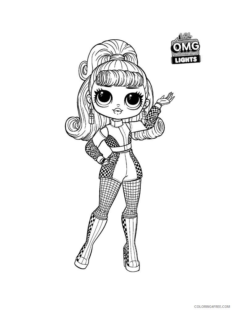 LOL OMG Coloring Pages for Girls lol omg 6 Printable 2021 0850 Coloring4free
