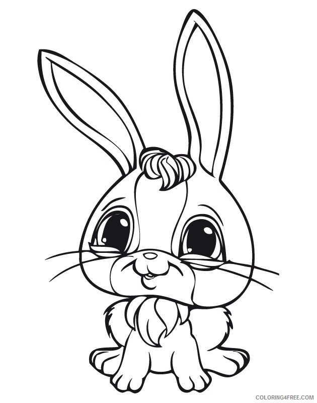 LPS Coloring Pages for Girls LPS Bunny Printable 2021 0871 Coloring4free