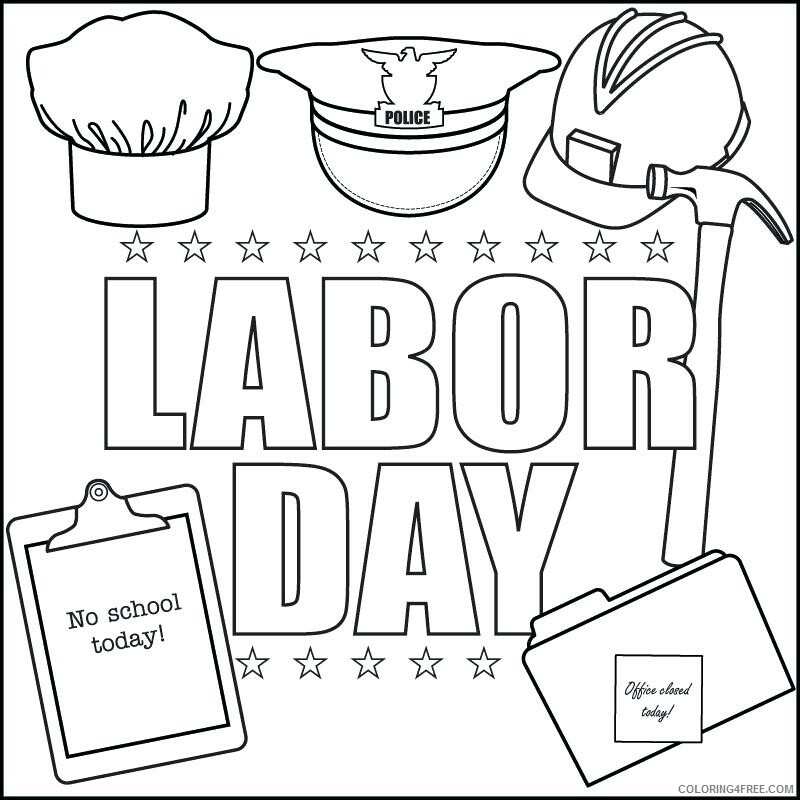 Labor Day Coloring Pages Holiday Labor Day Printable 2021 0773 Coloring4free
