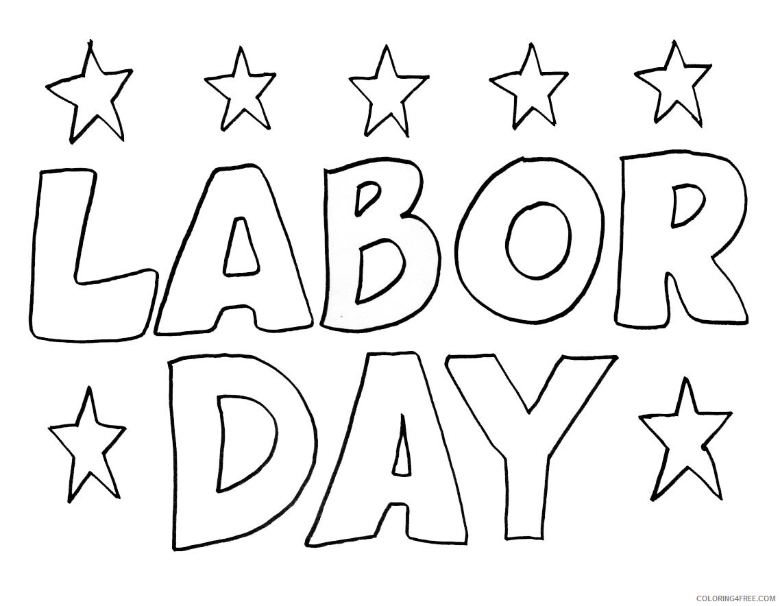 Labor Day Coloring Pages Holiday Labor Day Printable 2021 0774 Coloring4free