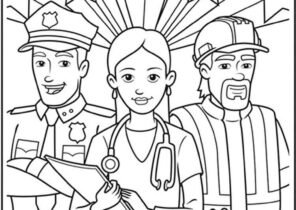 Labor Day Coloring Pages Coloring4free Com