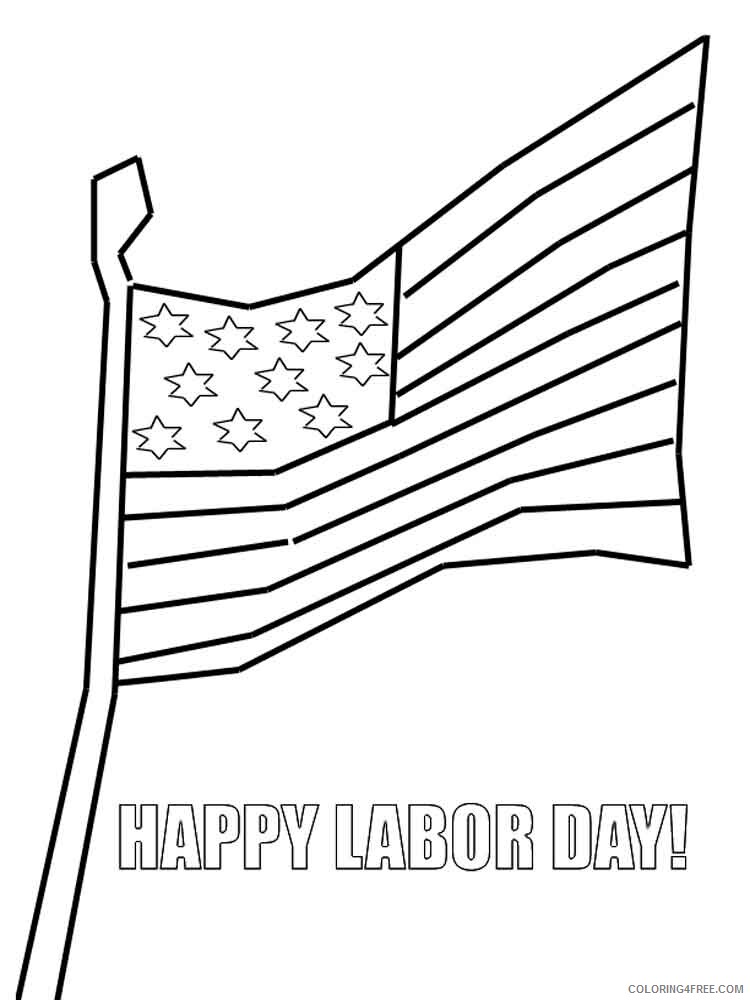 Labor Day Coloring Pages Holiday labor day 9 Printable 2021 0777 Coloring4free