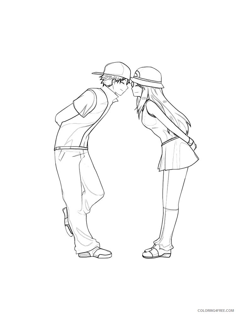 Lovers Coloring Pages for Girls lovers 10 Printable 2021 0854 Coloring4free