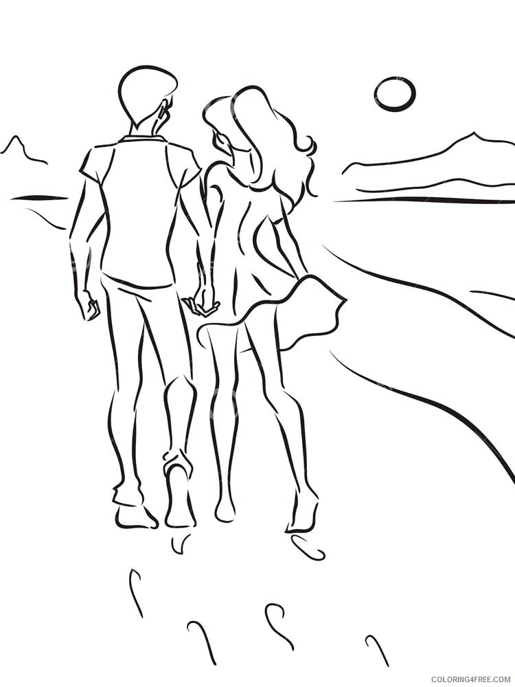 Lovers Coloring Pages for Girls lovers 18 Printable 2021 0861 Coloring4free