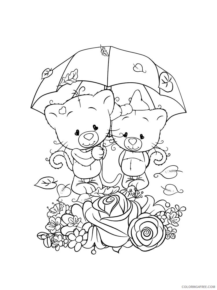 Lovers Coloring Pages for Girls lovers 5 Printable 2021 0865 Coloring4free