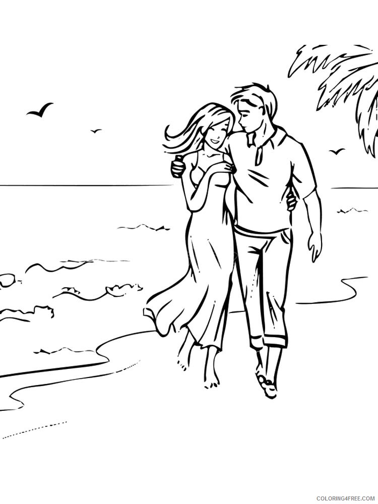 Lovers Coloring Pages for Girls lovers 6 Printable 2021 0866 Coloring4free