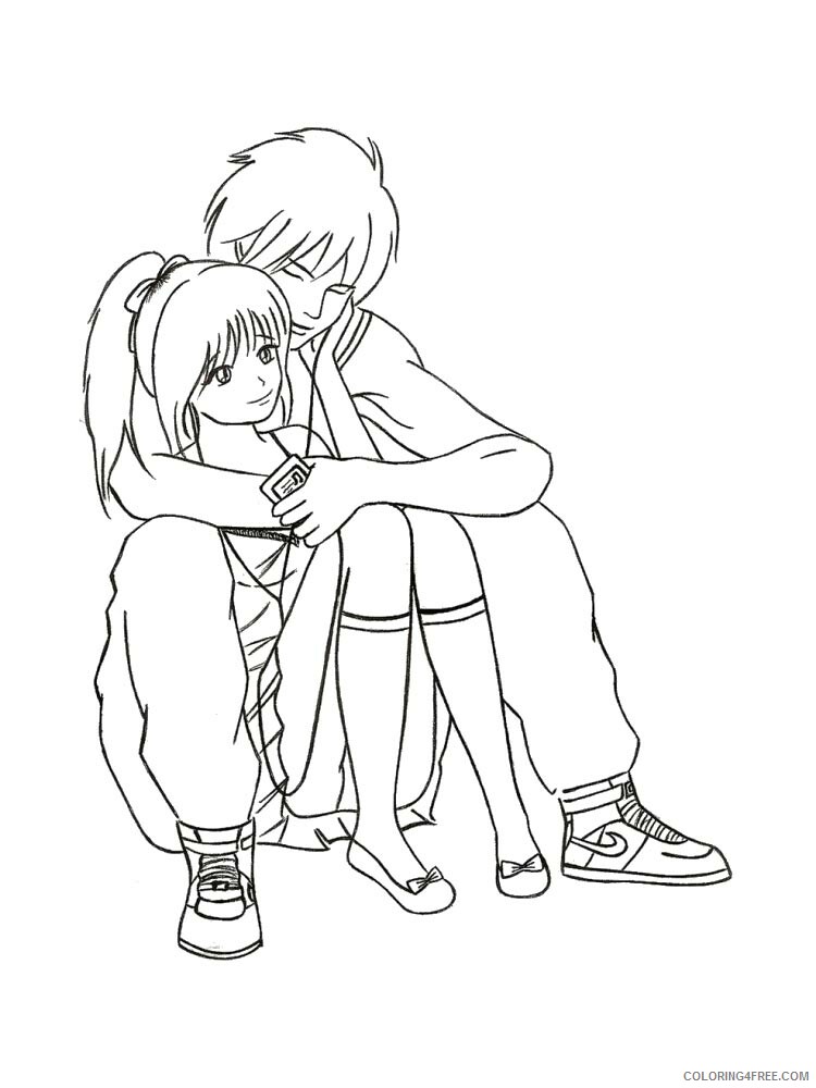 Lovers Coloring Pages for Girls lovers 8 Printable 2021 0868 Coloring4free