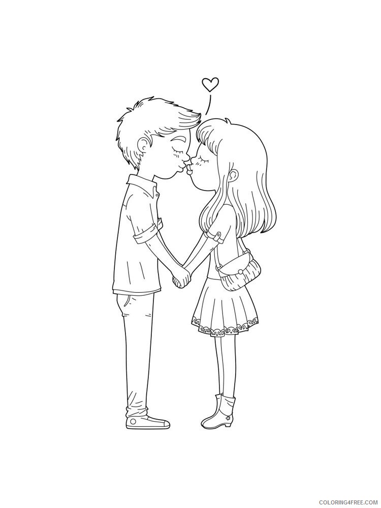 Lovers Coloring Pages for Girls lovers 9 Printable 2021 0869 Coloring4free