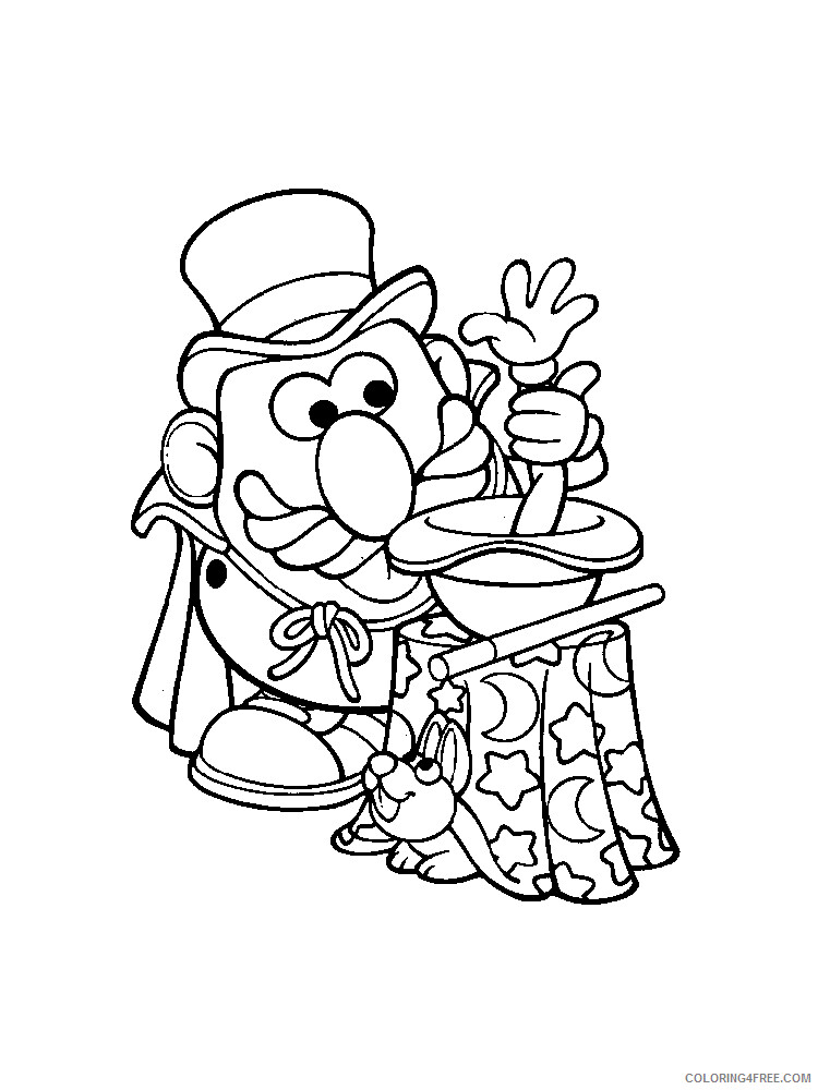 Magician Coloring Pages for Kids Magician 1 Printable 2021 435 Coloring4free